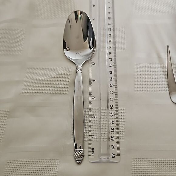 Onieda 5 Pieces Stainless Steel Serving Set 18/10 Silver - Picture 5 of 16